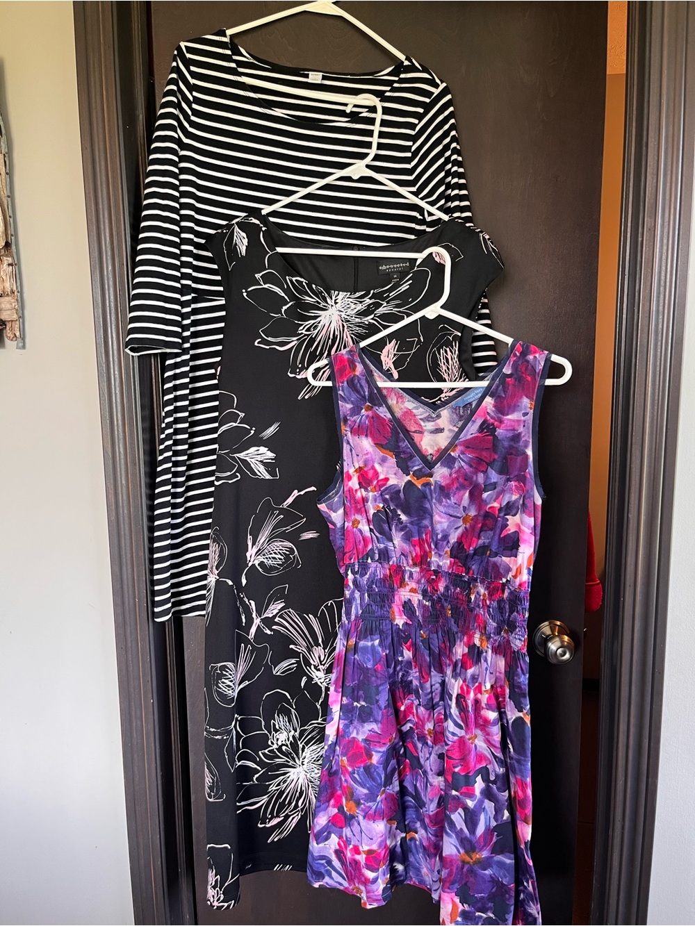 Lot of 3 dresses - Simply Vera Vera Wang, Connected Apparel, Old Navy